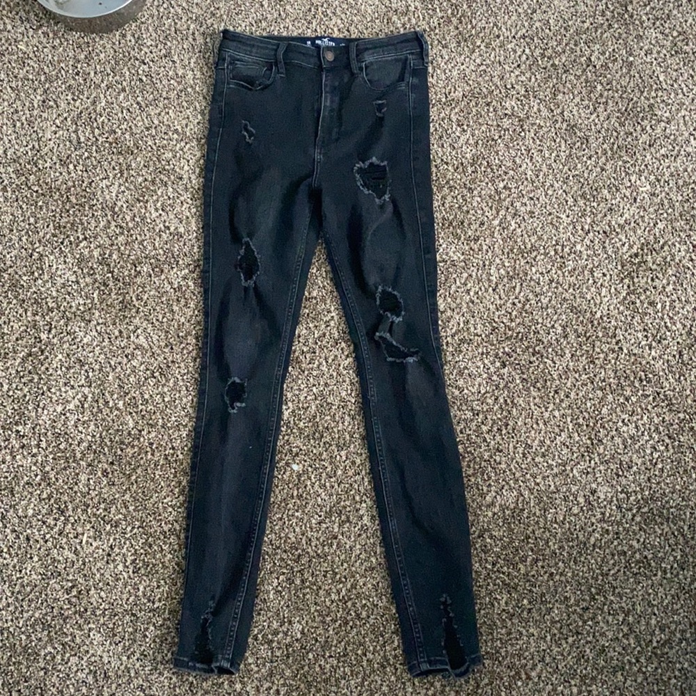 High rise hollister jeans